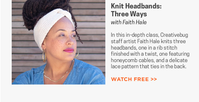 Faith Hale -  Knit Headbands: Three Ways