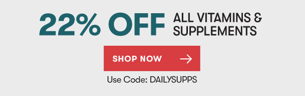 22% Off Supplements