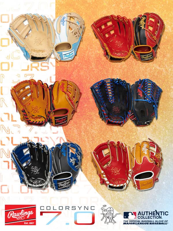 What Pros Wear: Rawlings Drops ColorSync 7.0 Heart of the Hide Line - What  Pros Wear