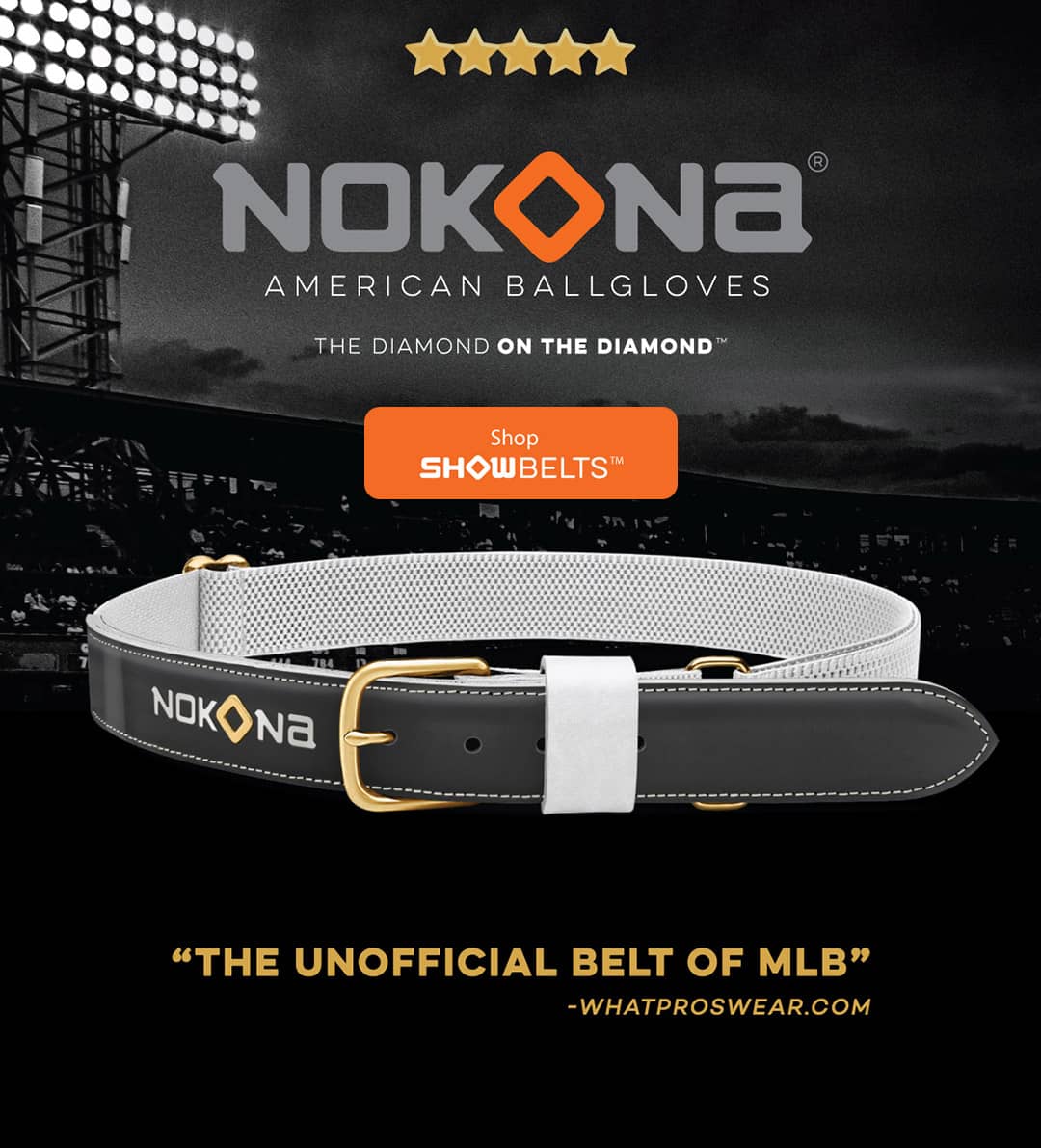 Nokona sales baseball belts