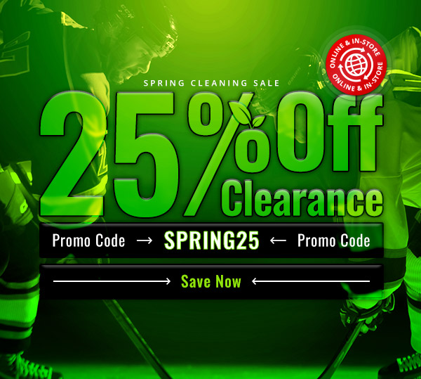 Spring Cleaning Sale: 25% off clearance