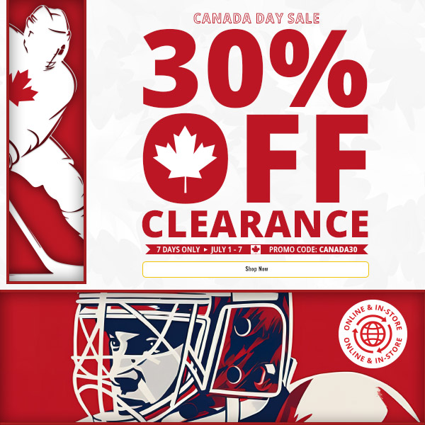 Canada Day Sale: 30% off clearance