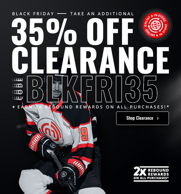 Black Friday Sale: 35% Off Clearance Items