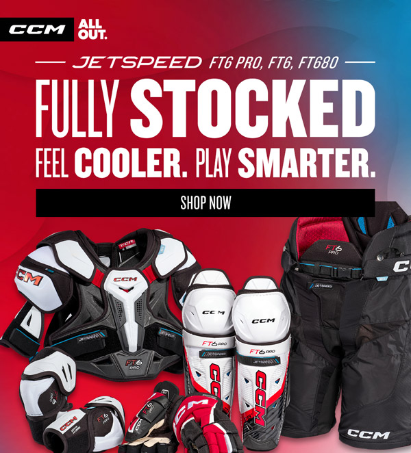 CCM JetSpeed FT6 Pro, FT6, and FT680 Hockey Protective