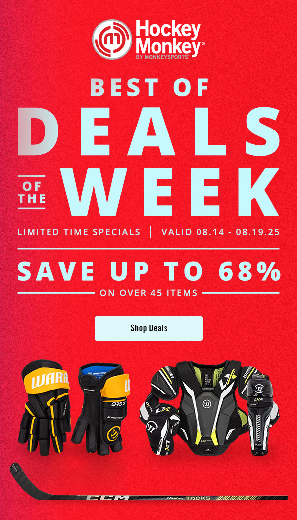 Best of Deals of the Week. Limited time specials valid 8/14 - 8/19/25. Save up to 68% on over 45 items.