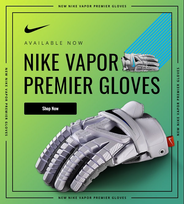 Nike Vapor Premier Lacrosse Gloves  NIKE VAPOR: PREMIER GLO VES 