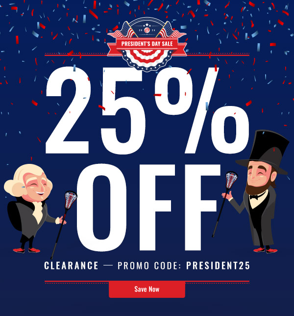 President's Day Sale: 25% off clearance