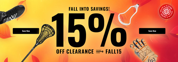 Fall Into Savings: 15% Off Clearance with Promo Code FALL15