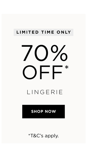 Shop 70% Off* Lingerie