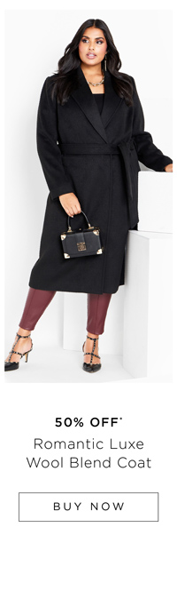 Shop the Romantic Luxe Wool Blend Coat