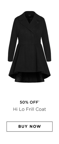 Shop the Hi Lo Frill Coat