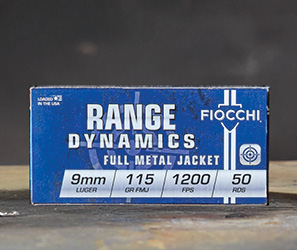 Fiocchi Pistol Shooting Dynamics, 9mm, 50 Rounds