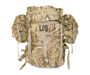 U.S. Military Surplus MOLLE Field Pack Complete with Frame, Used