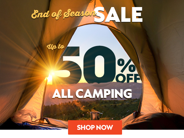 Camping End of Season Sale