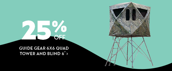 Guide Gear 6x6 6' Quad Tower and Blind