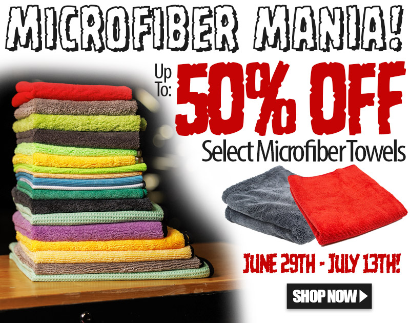 Microfiber Mania - Up To 50% Off Select Microfiber Towels!