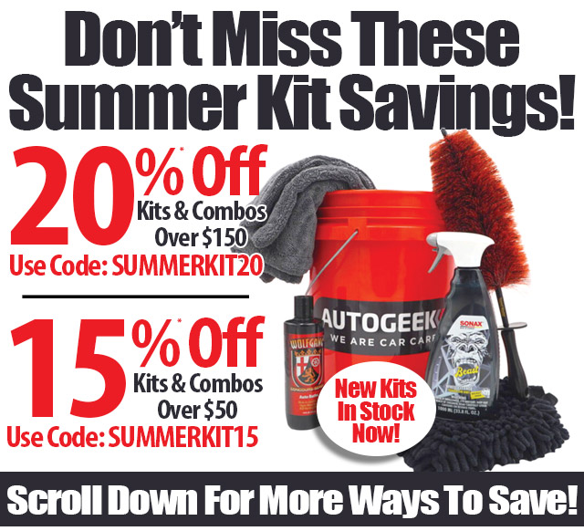 Summer Kit Savings - 20% Off Kits & Bundles Over $150 or 15% Off Kits & Bundles Over $50 + Free Shipping Over $125 & Freebies With Select Kits