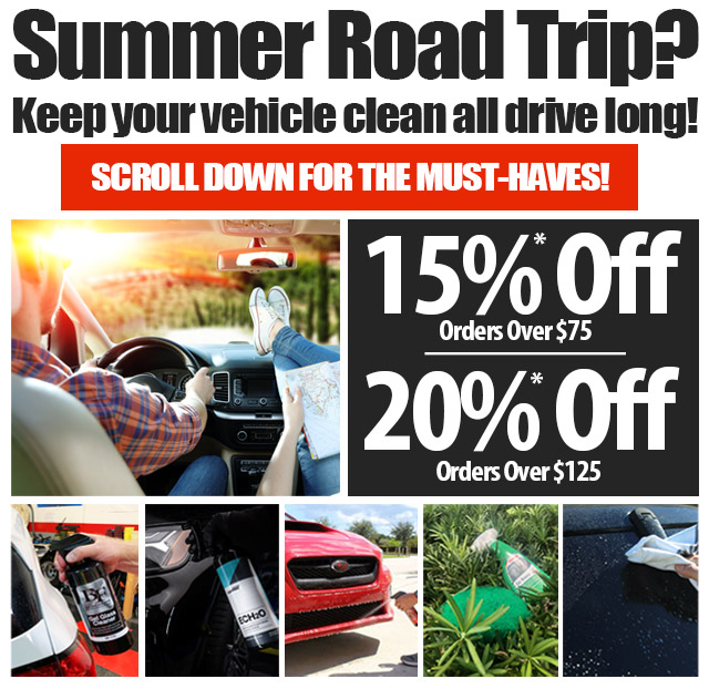 Summer Road Trip Essentials + 15% Off Orders Over $75 or 20% Off Orders Over $125 + Free Shipping Over $95!