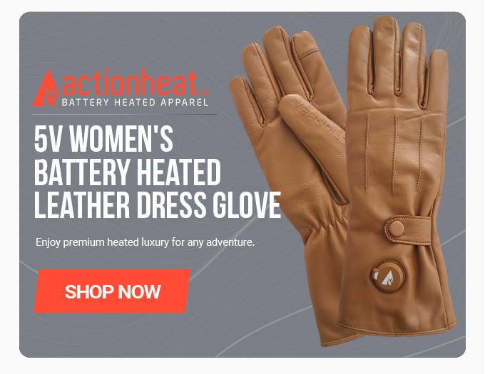 ActionHeat 5V Women's Battery Heated Leather Dress Glove