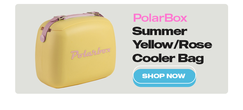 Polarbox Summer Cooler Bag - Yellow/Rose