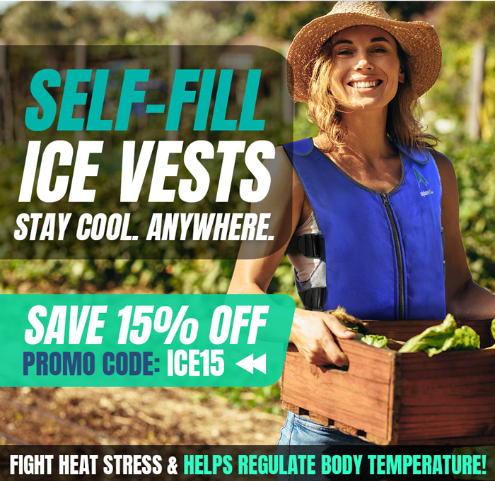 Cooling Ice Vests - Use Code ICE15 to save 15% off!