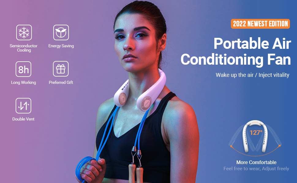 TORRAS WEARABLE NECK FANS - Your own personal neck air conditioner!