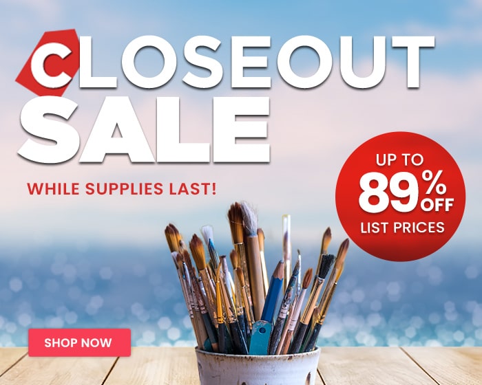 Discount Closeout Art Supplies - While They Last