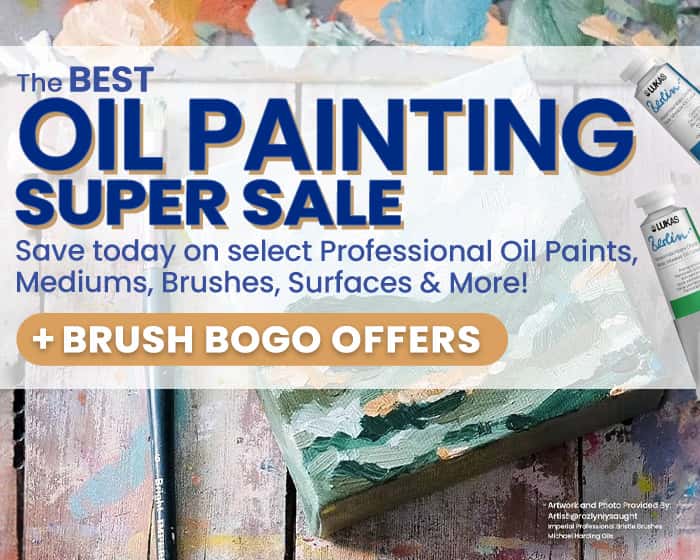 Oil Painting and More Super Sale Plus Buy On Get One Free Limited Time Brush Sale