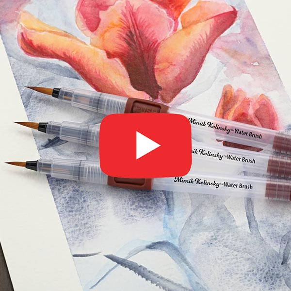 Mimik Kolinsky Synthetic Water Brushes