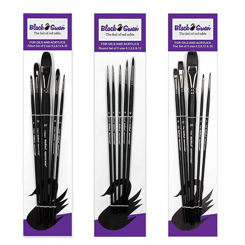 Painter's Edge XL Steel Palette Knives Set of 6 & Stand