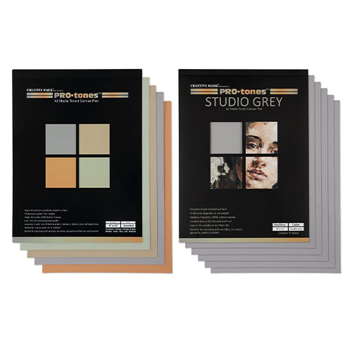 Pro-Tones All-Media Toned Canvas Pads