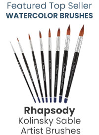 Rhapsody Kolinsky Sable Artist Brushes