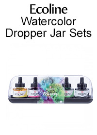 Shop Ecoline Liquid Watercolour Dropper Jar Sets