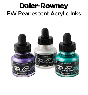 Shop Daler Rowney FW Acrylic Pearlescent Liquid Acrylic Artist's Inks