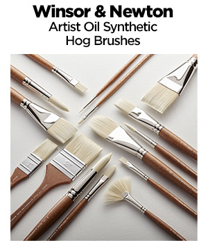 Shop Winsor & Newton Artist Oil Synthetic Hog Brushes