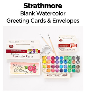 Shop Strathmore Blank Watercolor Greeting Cards