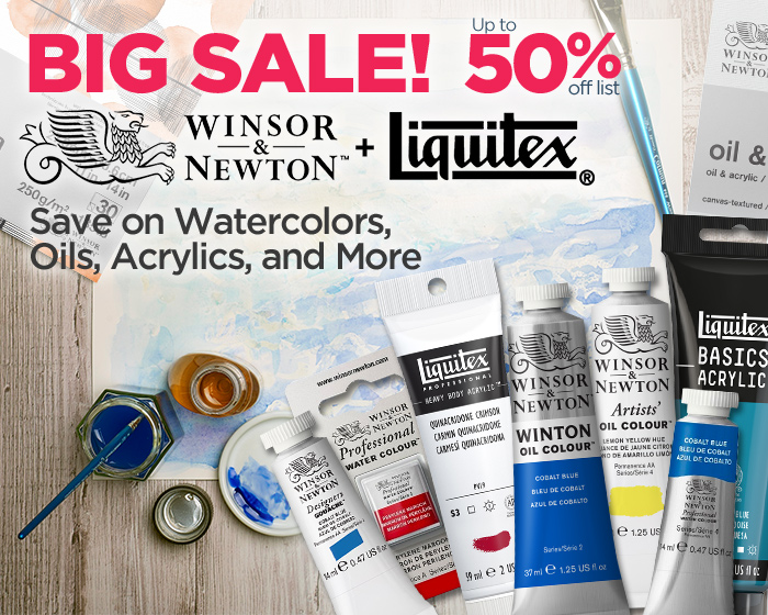 Winsor & Newton and Liquitex On Sale