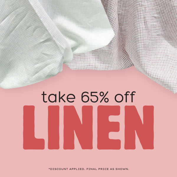 65% OFF LINEN