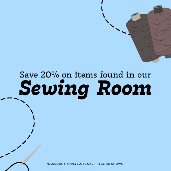 20% OFF SEWING ROOM