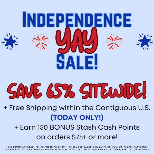 INDEPENDENCE-YAY-SALE! 65% OFF SITEWIDE + BONUS POINTS + FREE SHIPPING