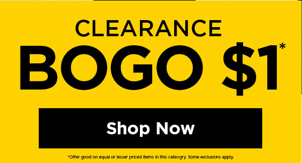 bogo $1 clearance