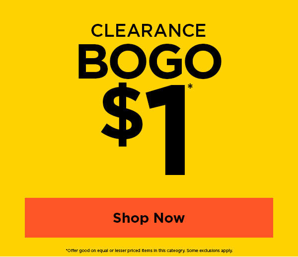 BOGO $1 Clearance