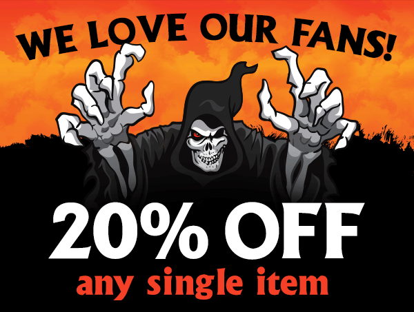 20% off any single item code TRT21