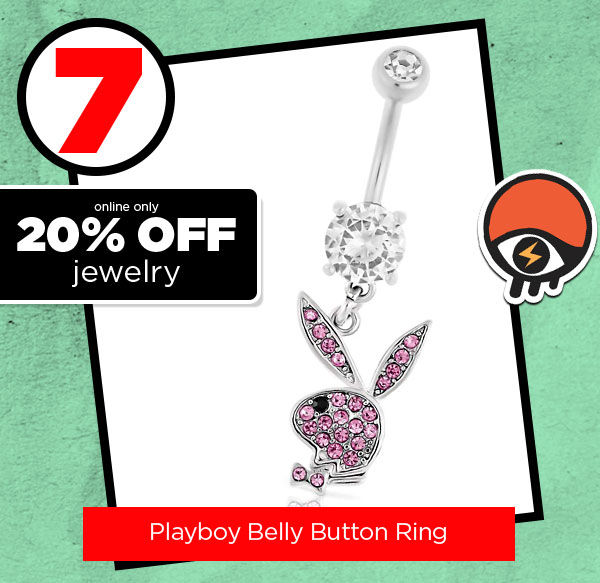 Playboy Belly Button Ring