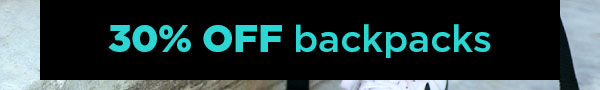 30% off backpacks