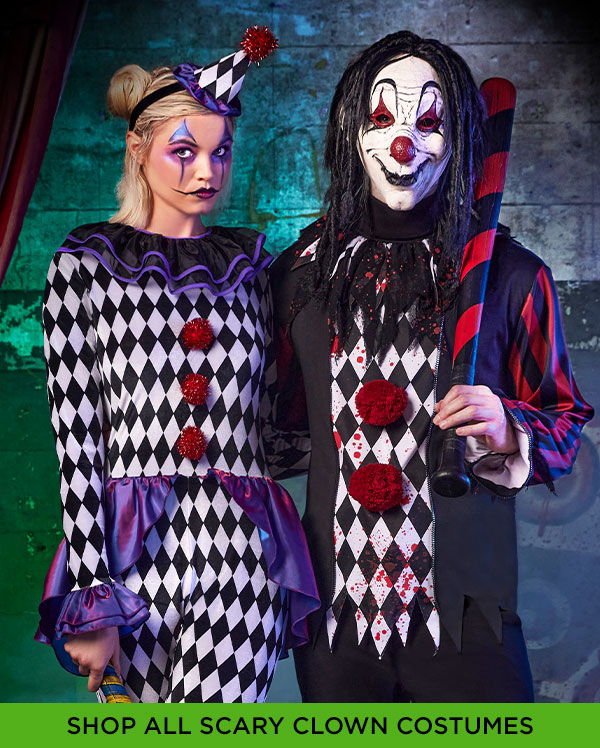 Shop All Scary Clown Costumes