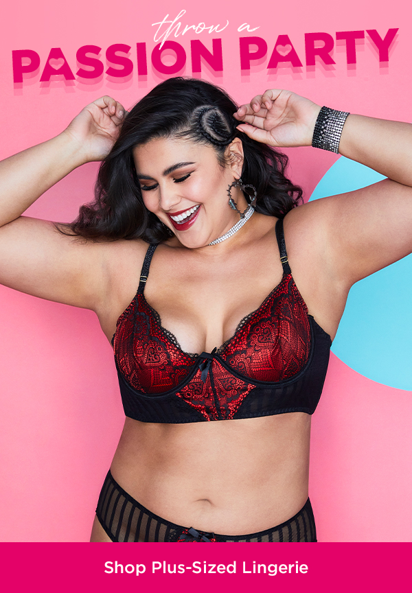 shop plus-sized lingerie