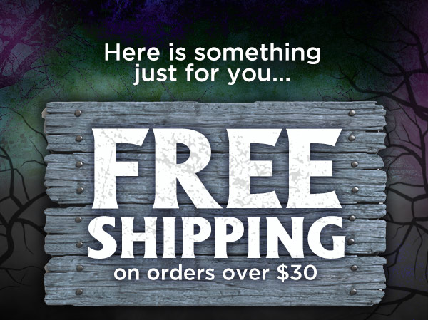 FREE SHIPPING on orders over $30