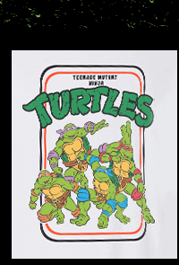 TMNT Retro Surf T Shirt - Teenage Mutant Ninja Turtles - Spencer's