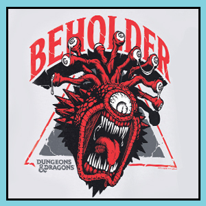 Beholder Triangle T Shirt - Dungeons & Dragons